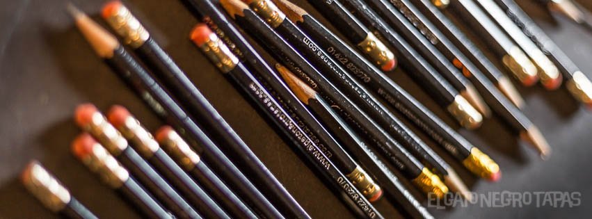 Pencils at El Gato Negro