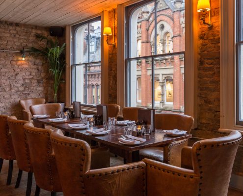 New expanded upstairs dining at El Gato Negro