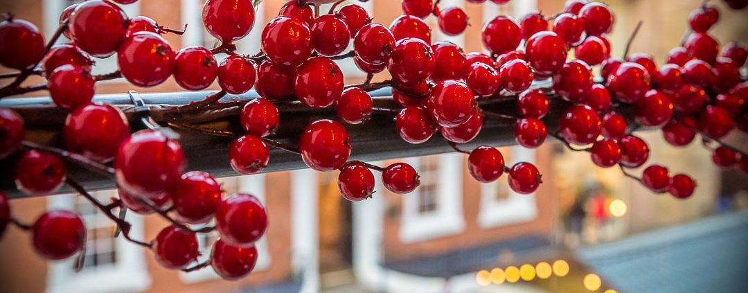 Christmas baubles at El Gato Negro