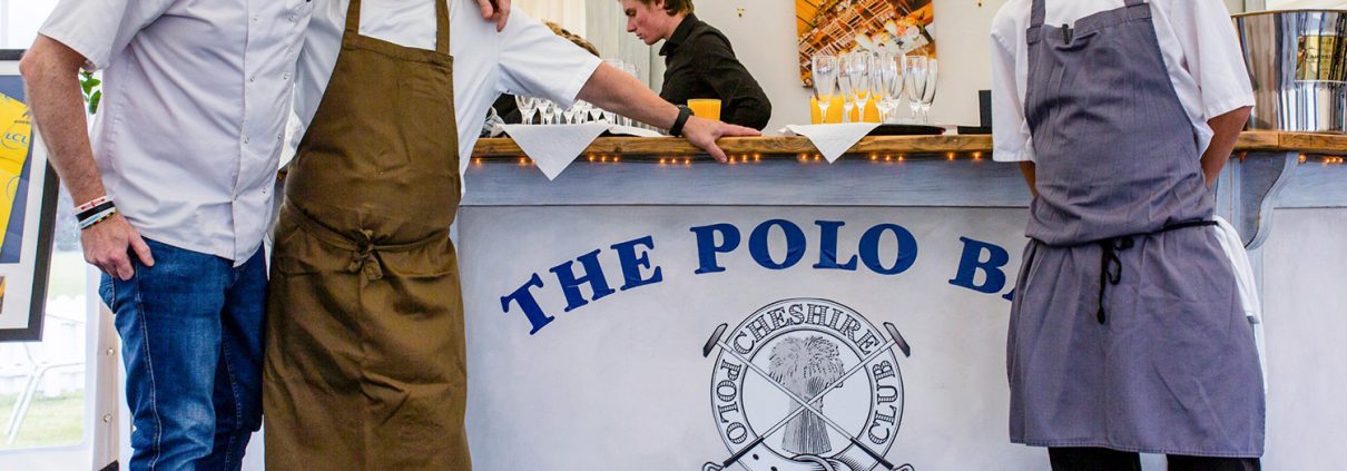 Andrew Nutter, Simon Shaw and Sean Sutton are chefs at Charity Polo Fundraiser